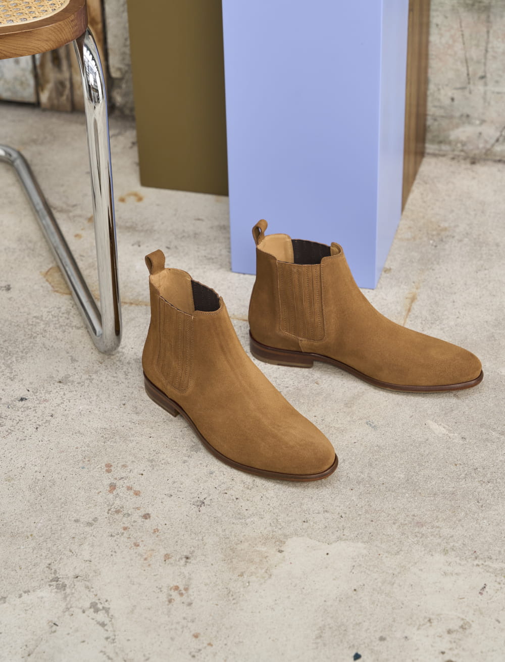 Style Chelsea Boots Camel Homme Men's Western Boots: L'Homme Libre