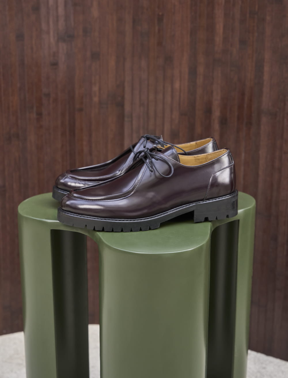 Derbies bordeaux vernis femme online