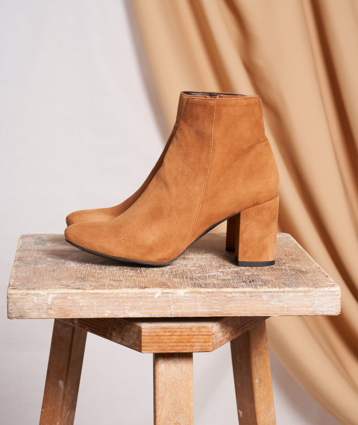 bottines en daim femme