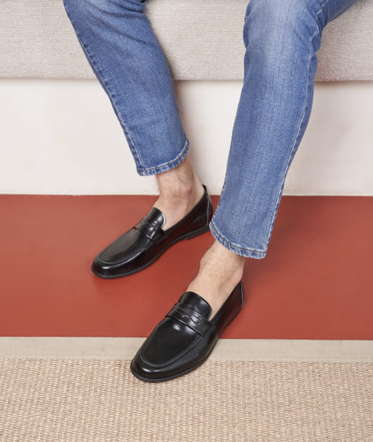 Loafers cuir clearance