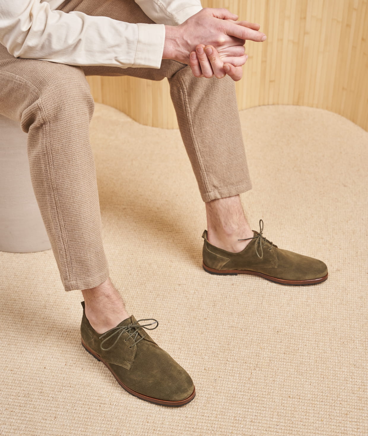 Derbies en daim outlet