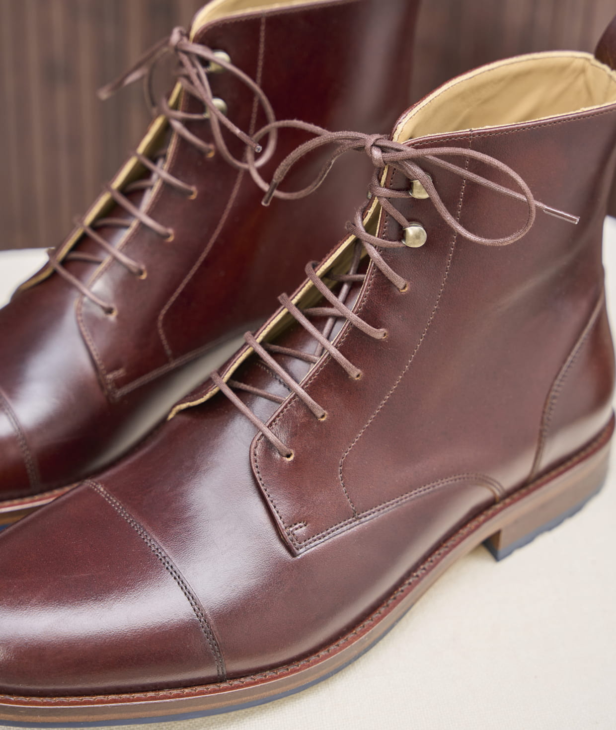 Combat Boots for Men The Unconscious Man in Leather or Suede Paire Fils