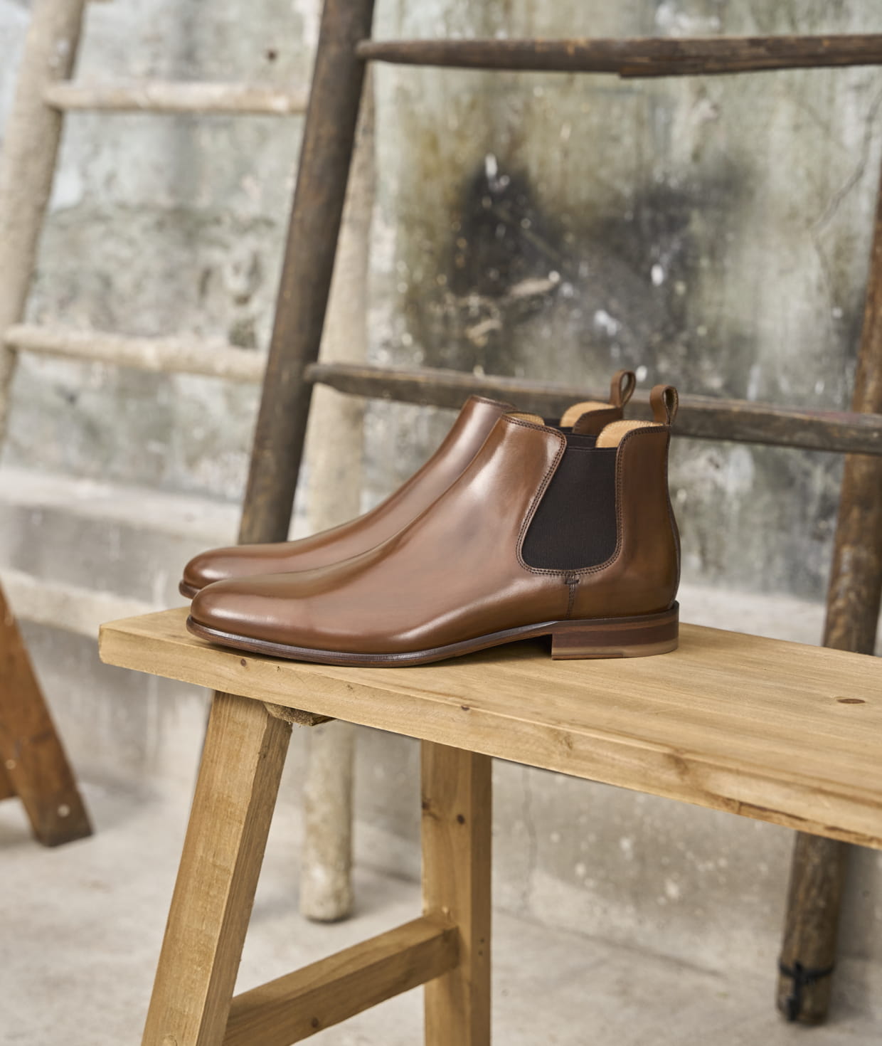 Chelsea Boots for Men: L'Homme Pressé in Leather or Suede