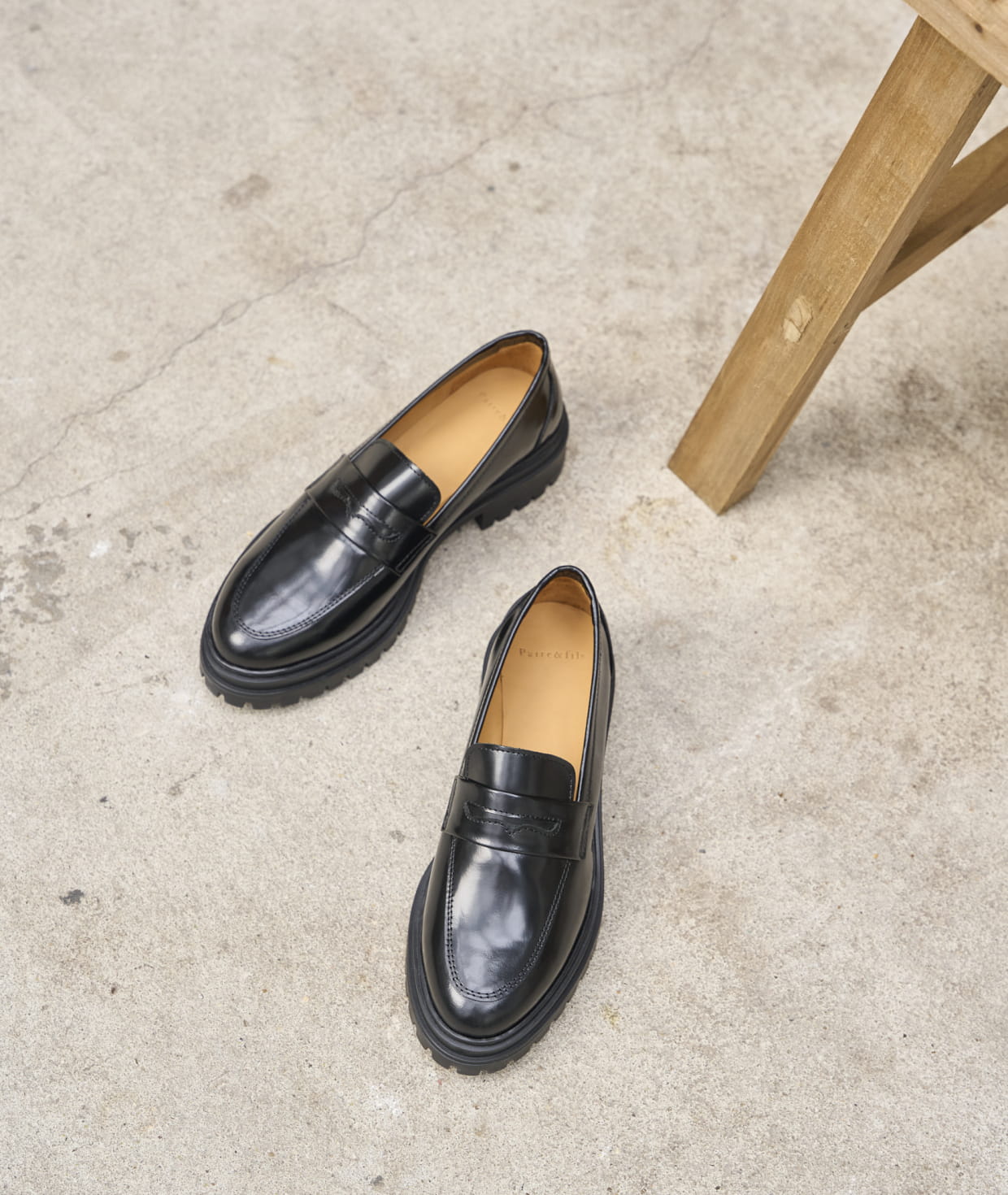 Mocassins pour Femme Chaussures Basses en Cuir ou Daim Paire Fils