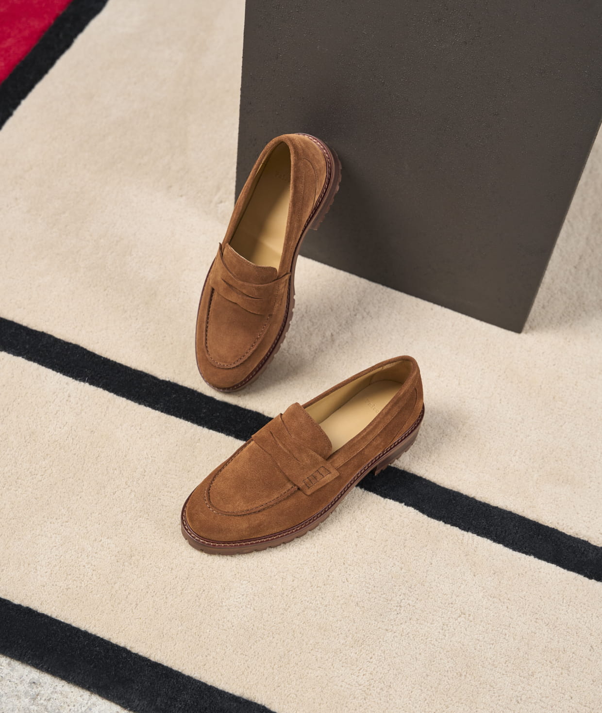 Mocassin Cuir pour Femme La Femme Impatiente en Cuir Paire Fils