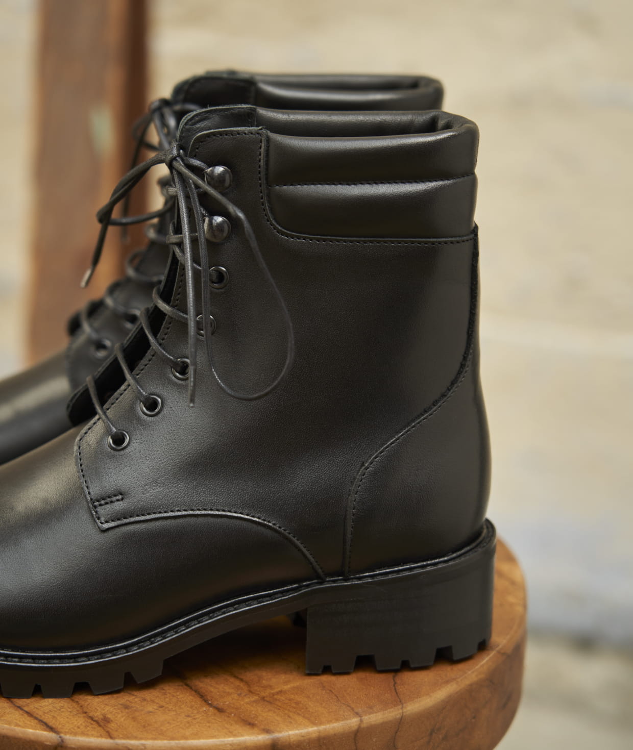 Funky combat boots clearance