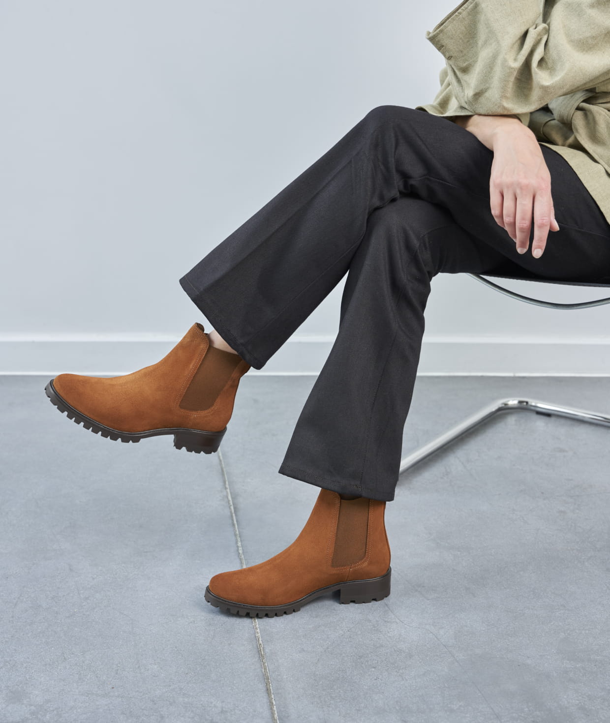 Chelsea boots femme daim shop