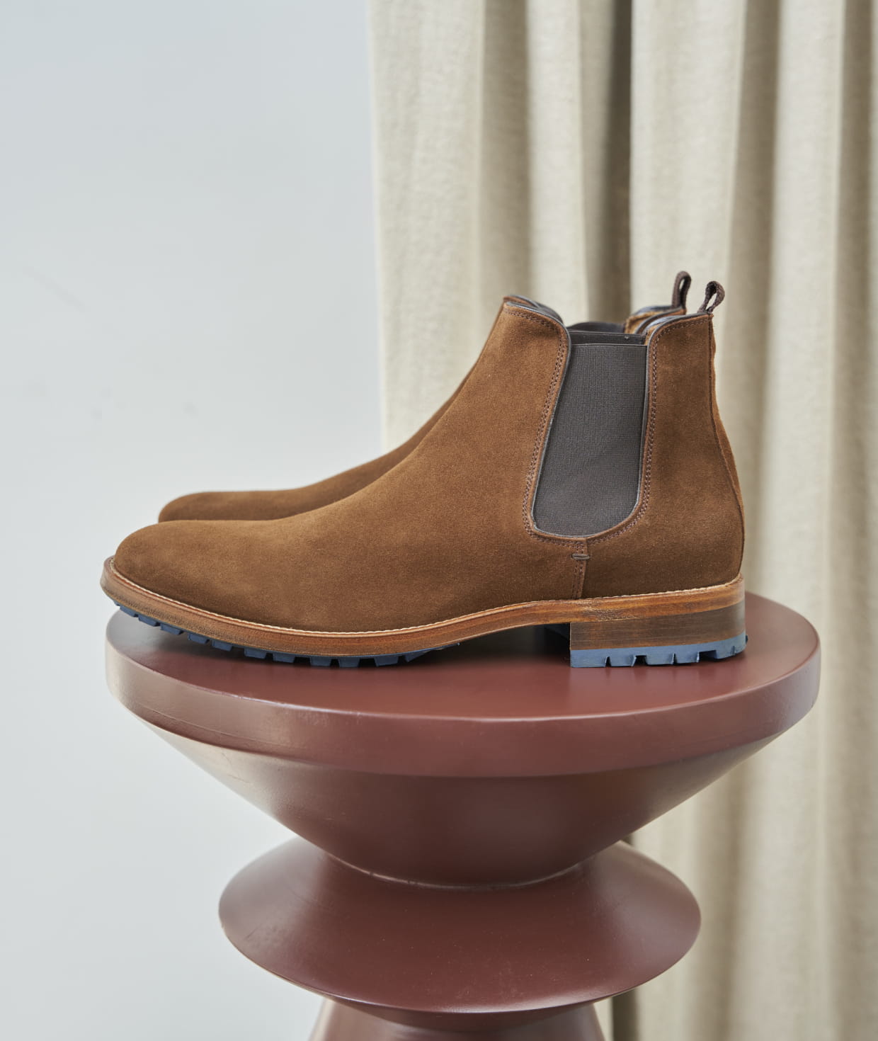 Chelsea for Men L Homme Presse Commando in Leather or Suede Paire Fils