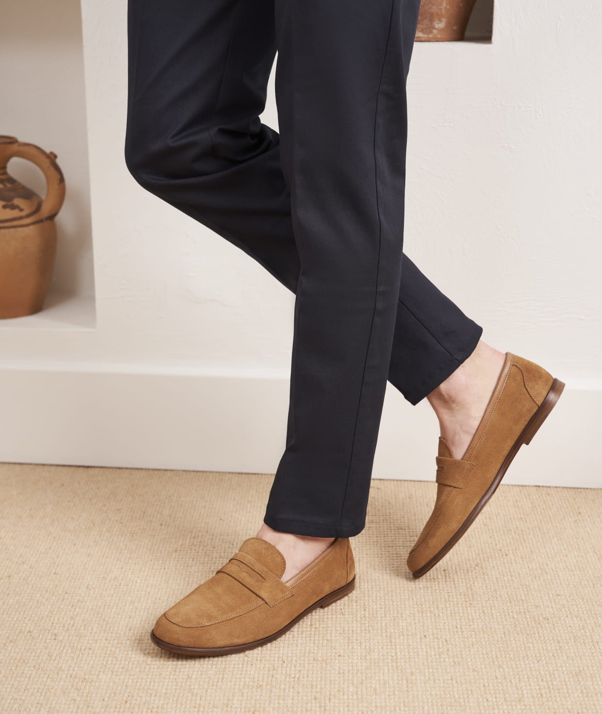 Mocassin pour Homme en Cuir et Daim Decouvrez Nos Modeles Paire Fils