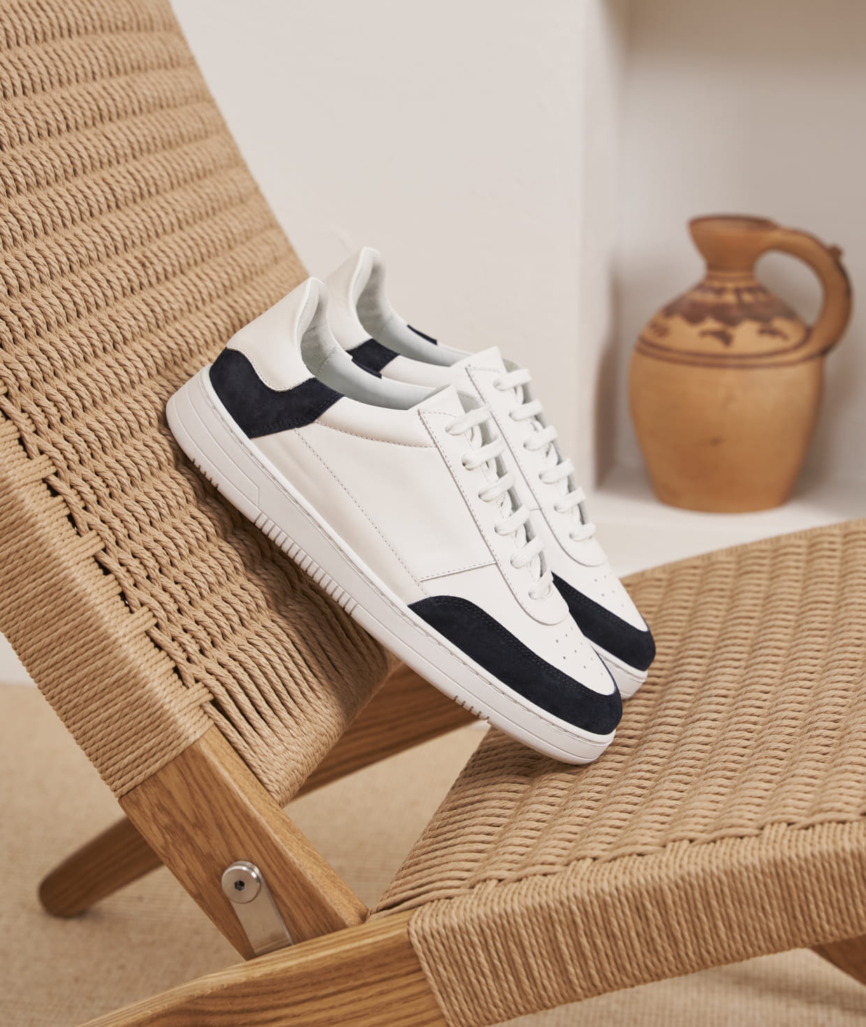 Sneakers Habillees pour Homme Sneakers haut de gamme et Confortables en Cuir ou Daim Paire Fils