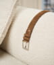 Ceinture daim feuilles