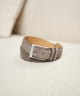 Ceinture daim gris clair