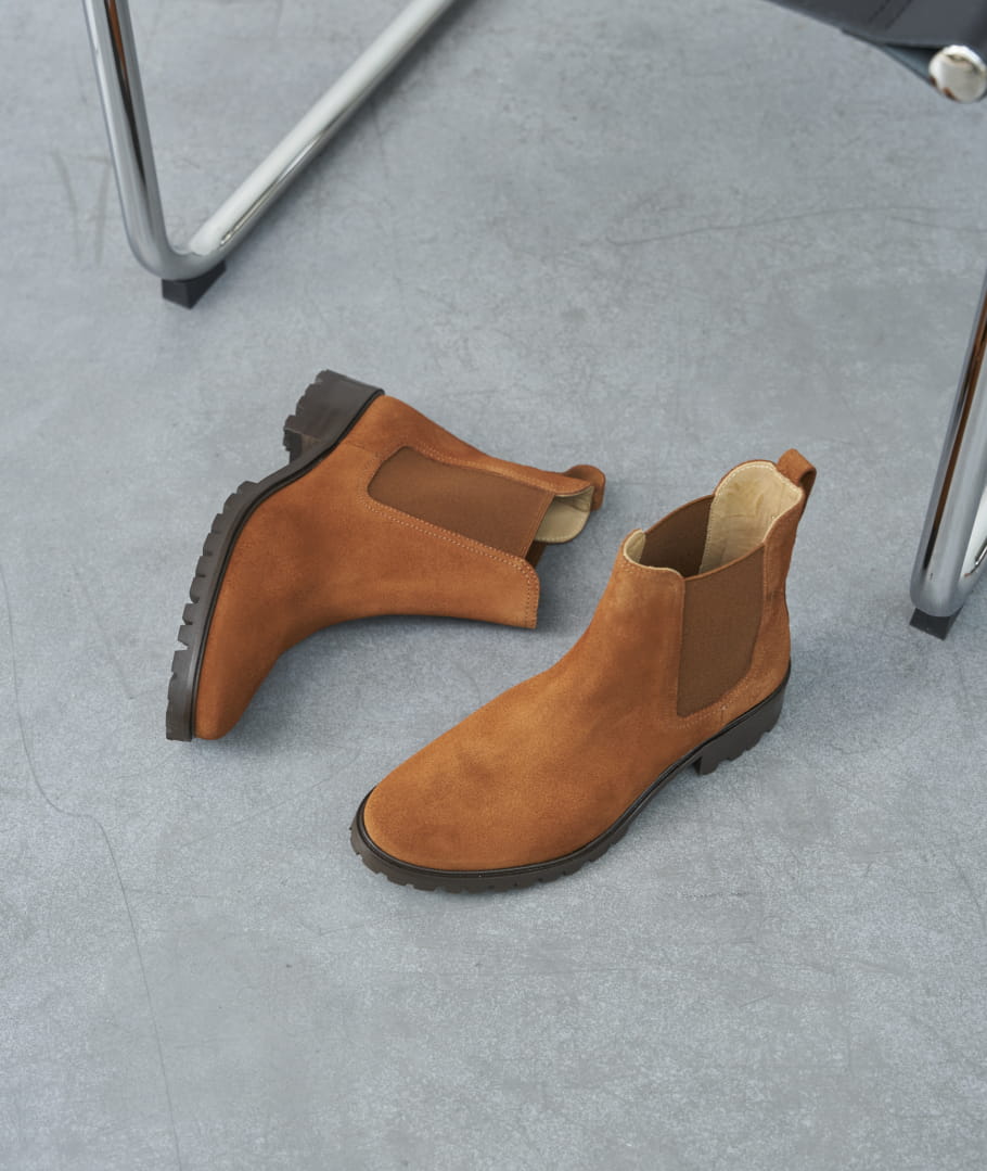 Boots en daim femme hot sale