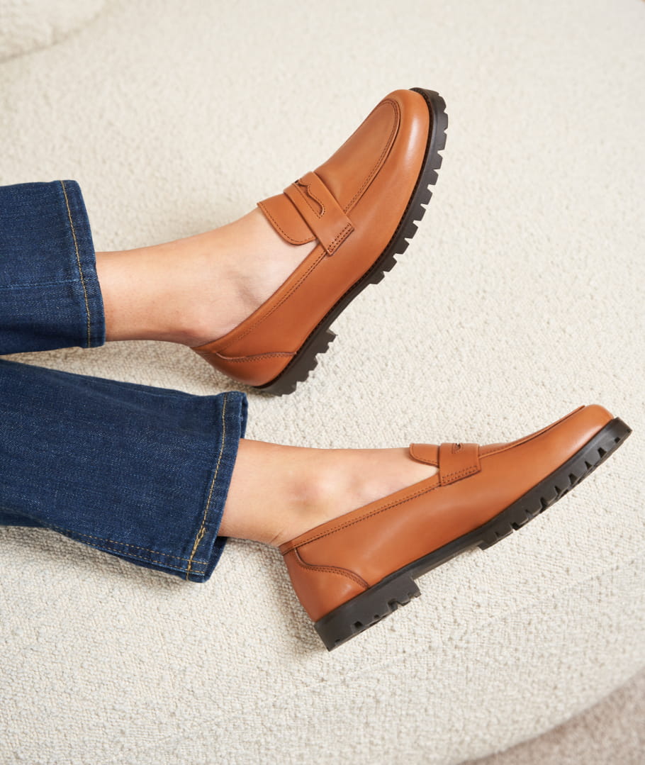 Loafers femme cuir cheap