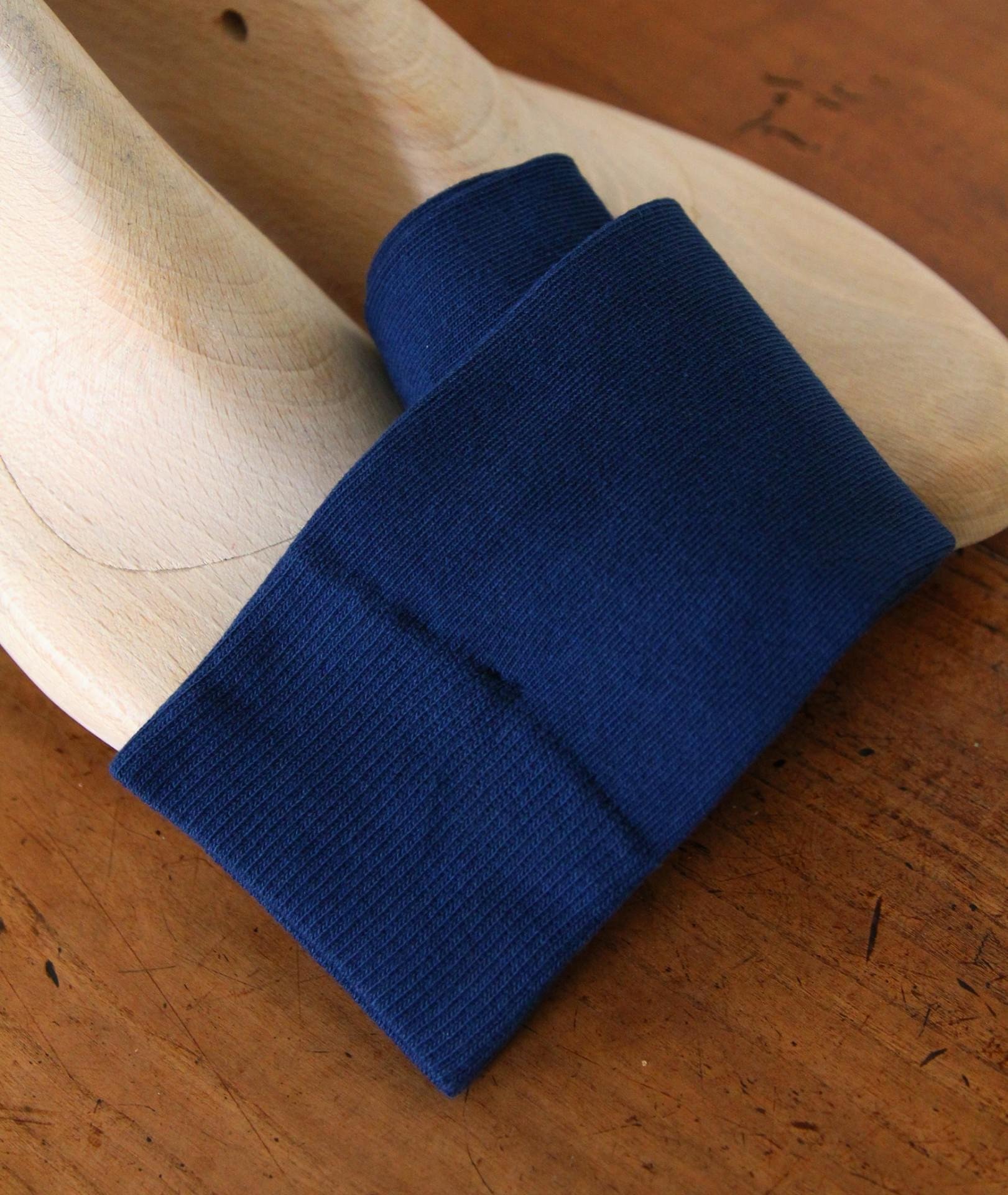 Chaussette bleu cobalt