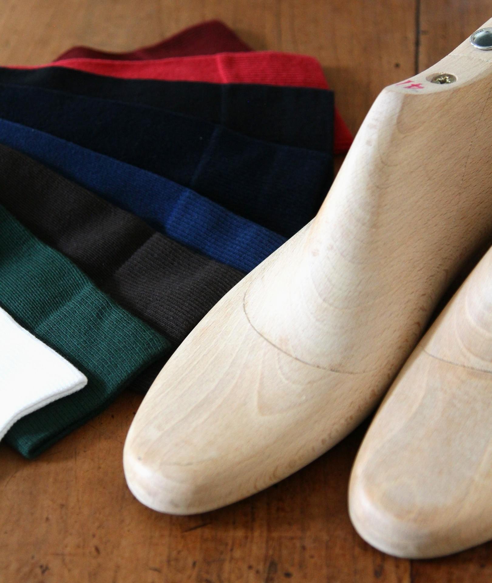 Chaussette bleu cobalt