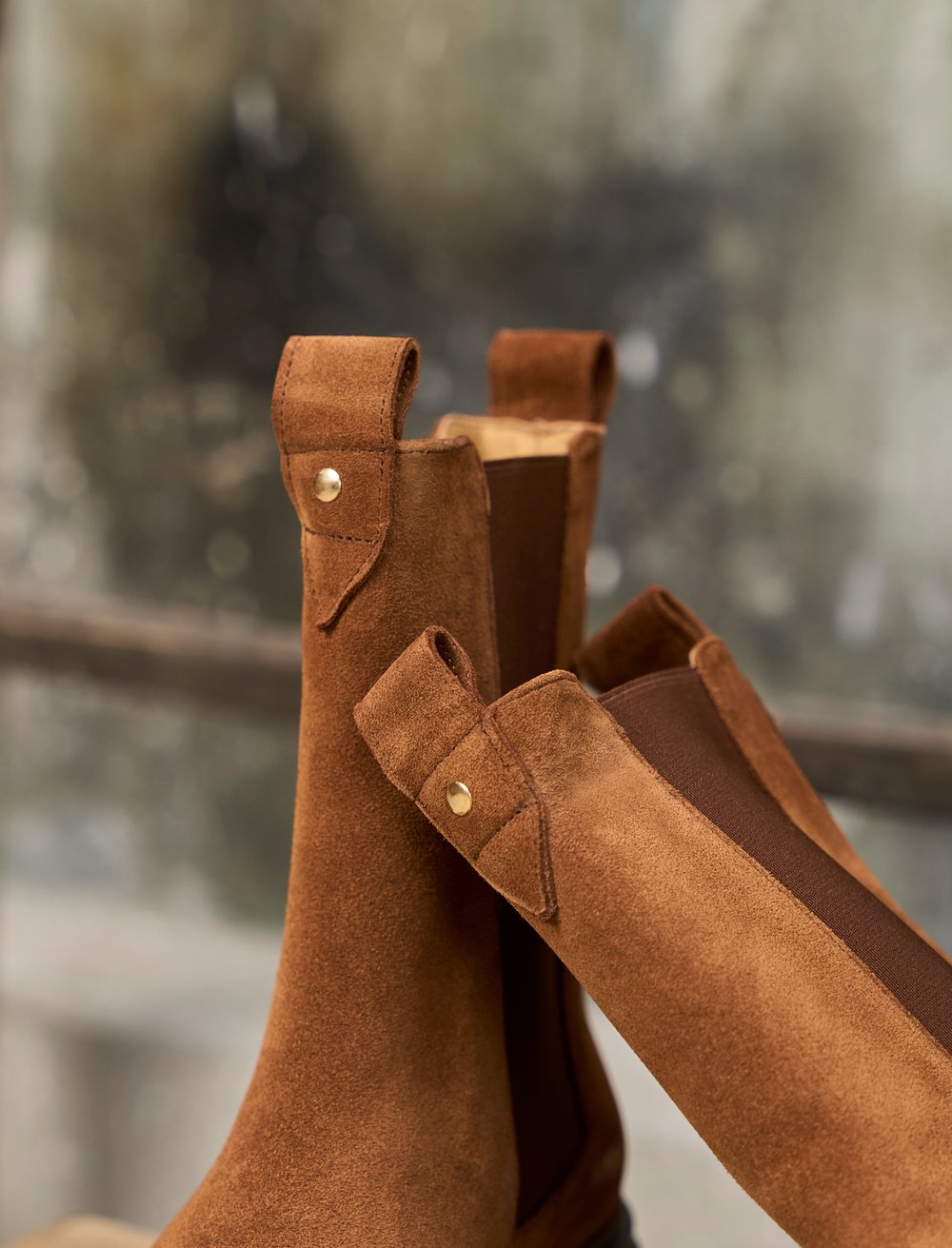 Bottines Cambridge En Daim Marron Vintage - Taille 37.5 - Talon Aiguille 10 Cm - Neuf Sans Emballage