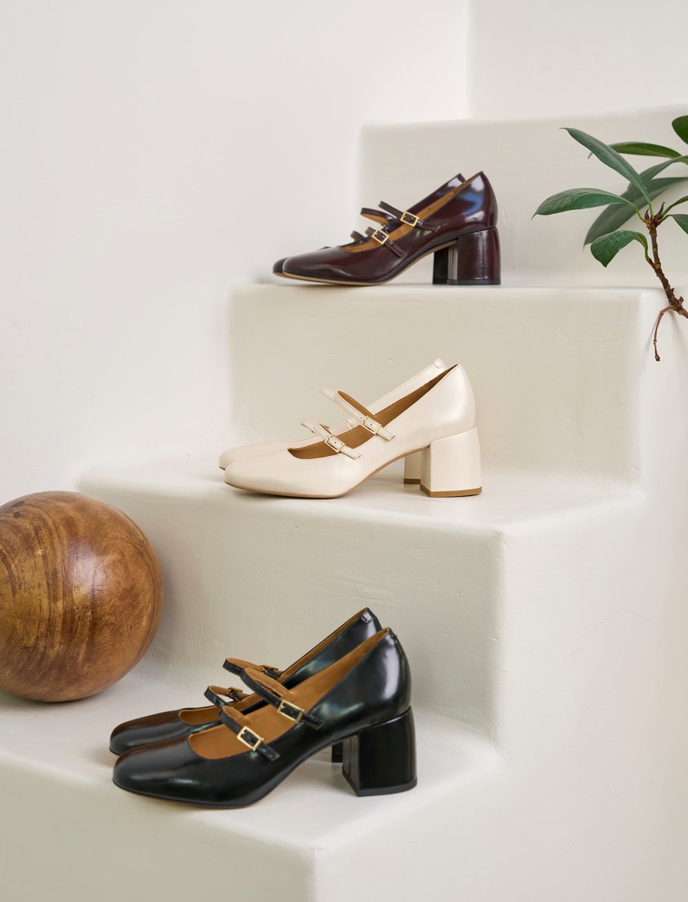 Babies Femme Cuir Bordeaux Vernis La femme séduisante