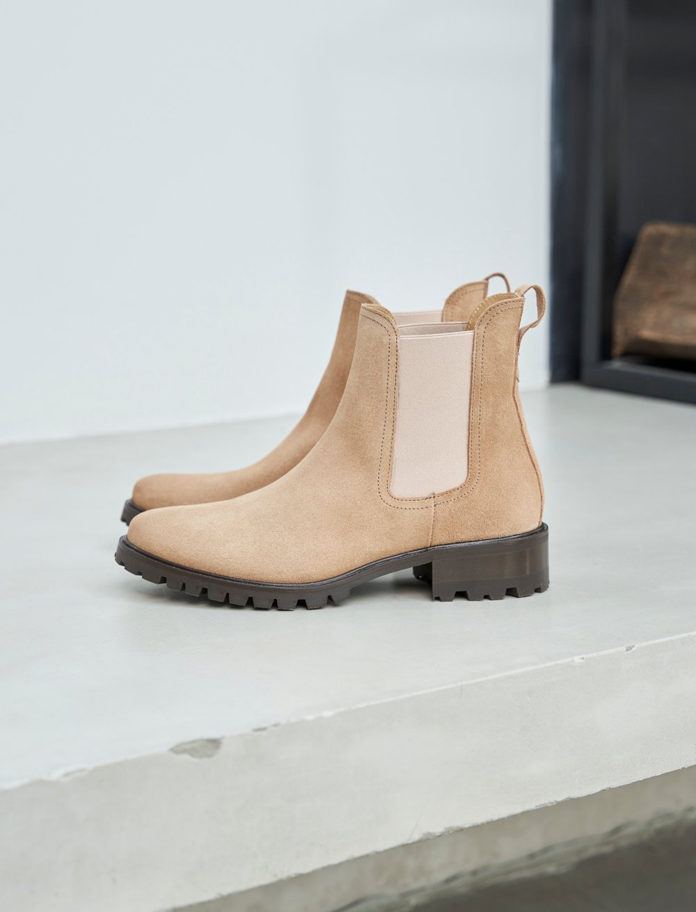 Bottines Chelsea Beige Femme Beige Femme Hm Bottines Chelsea