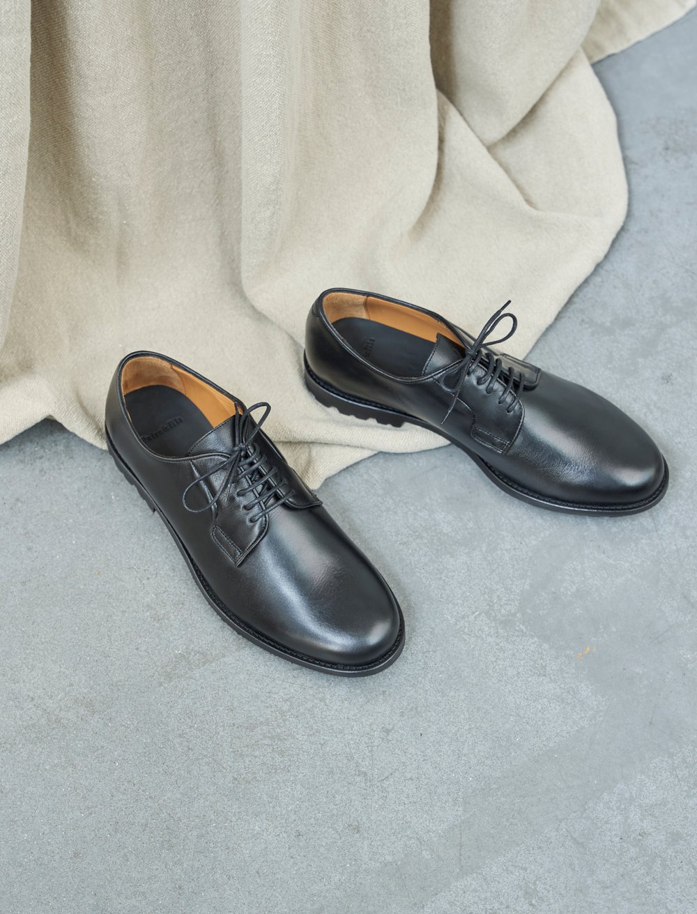 Derbies Casual pour homme: L'Homme Détendu Cuir Noir
