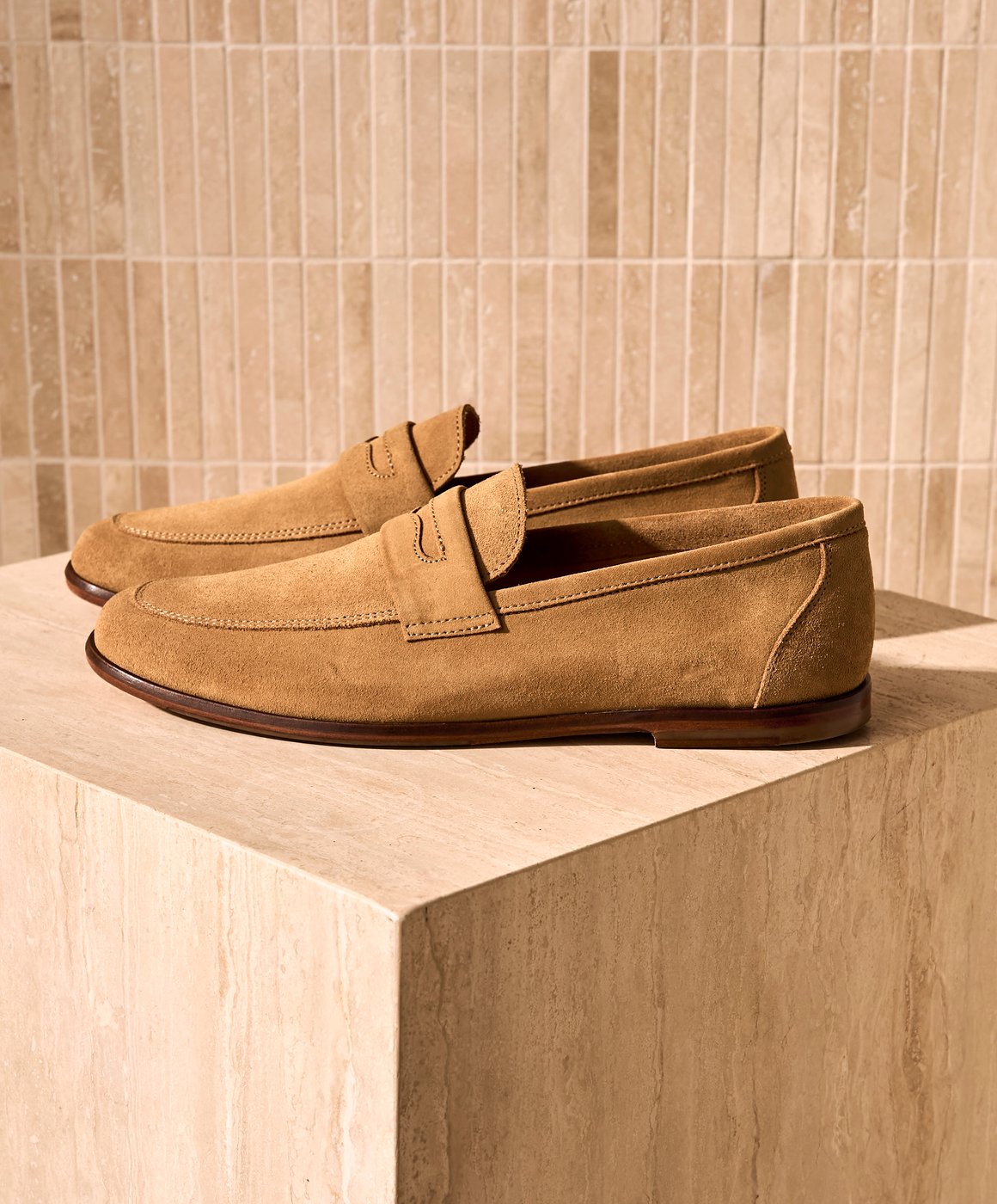 Mocassins Howick En Daim Beige – Taille UK 12 – Neufs En Boîte – été Plage