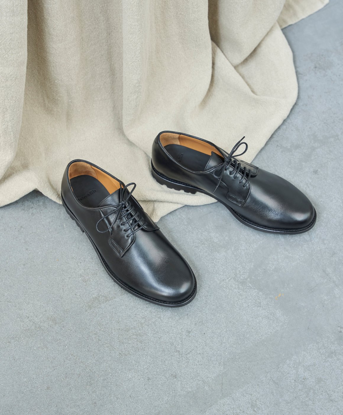 Semelle Gomme Derbies Homme Cuir Noir Derbies Casual Pour