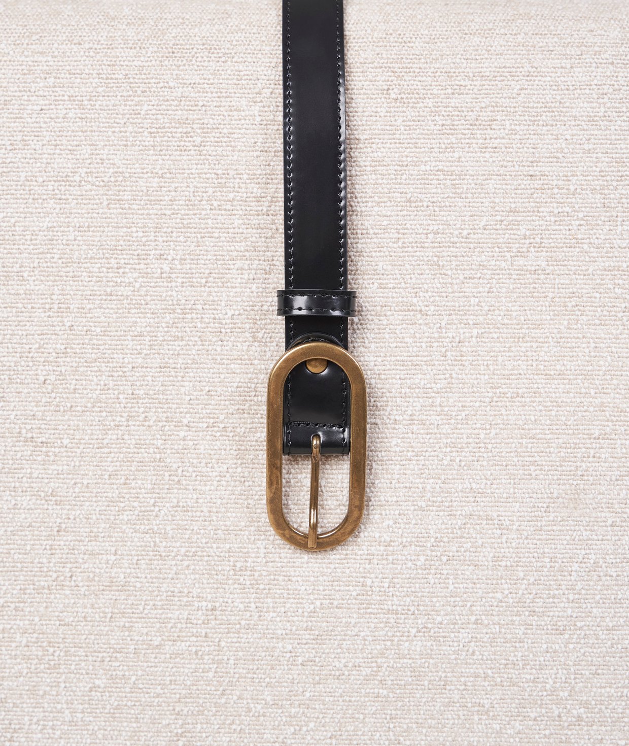 Ceinture Femme Skinny Marron Cuir Synthétique Express – Taille M, Neuve Avec étiquette