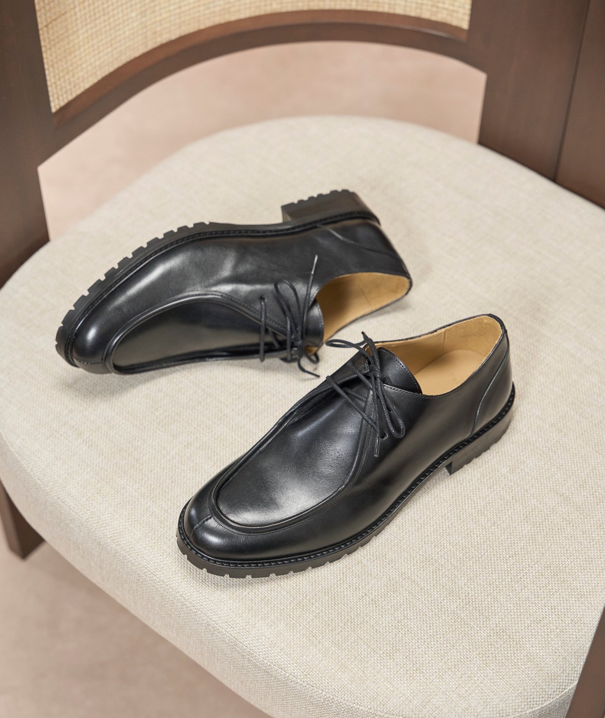 Richelieu Cuir Noir homme: L'homme Impeccable