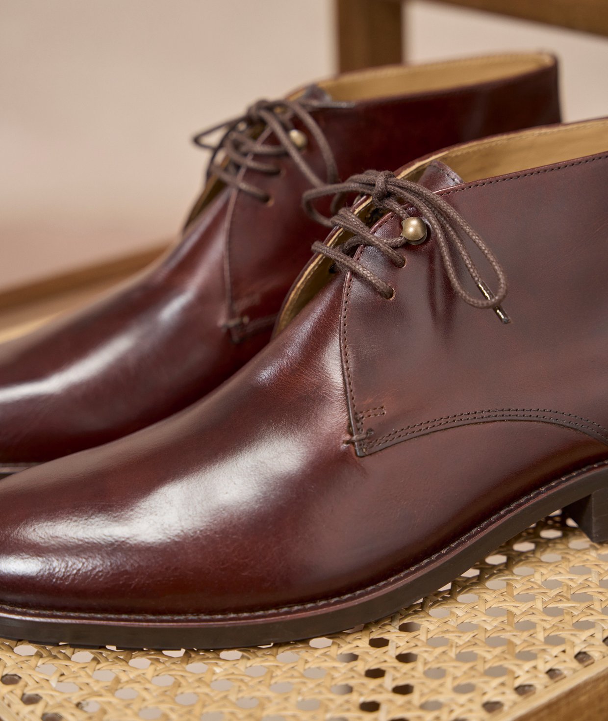 mens leather desert boots