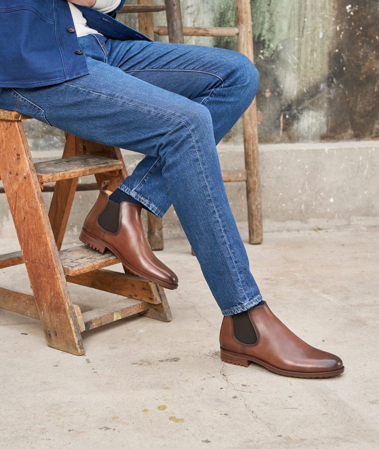 Bottines Stone Haven Desert Boots - Cuir Daim Marron, Pointure 40 EU, Occasion