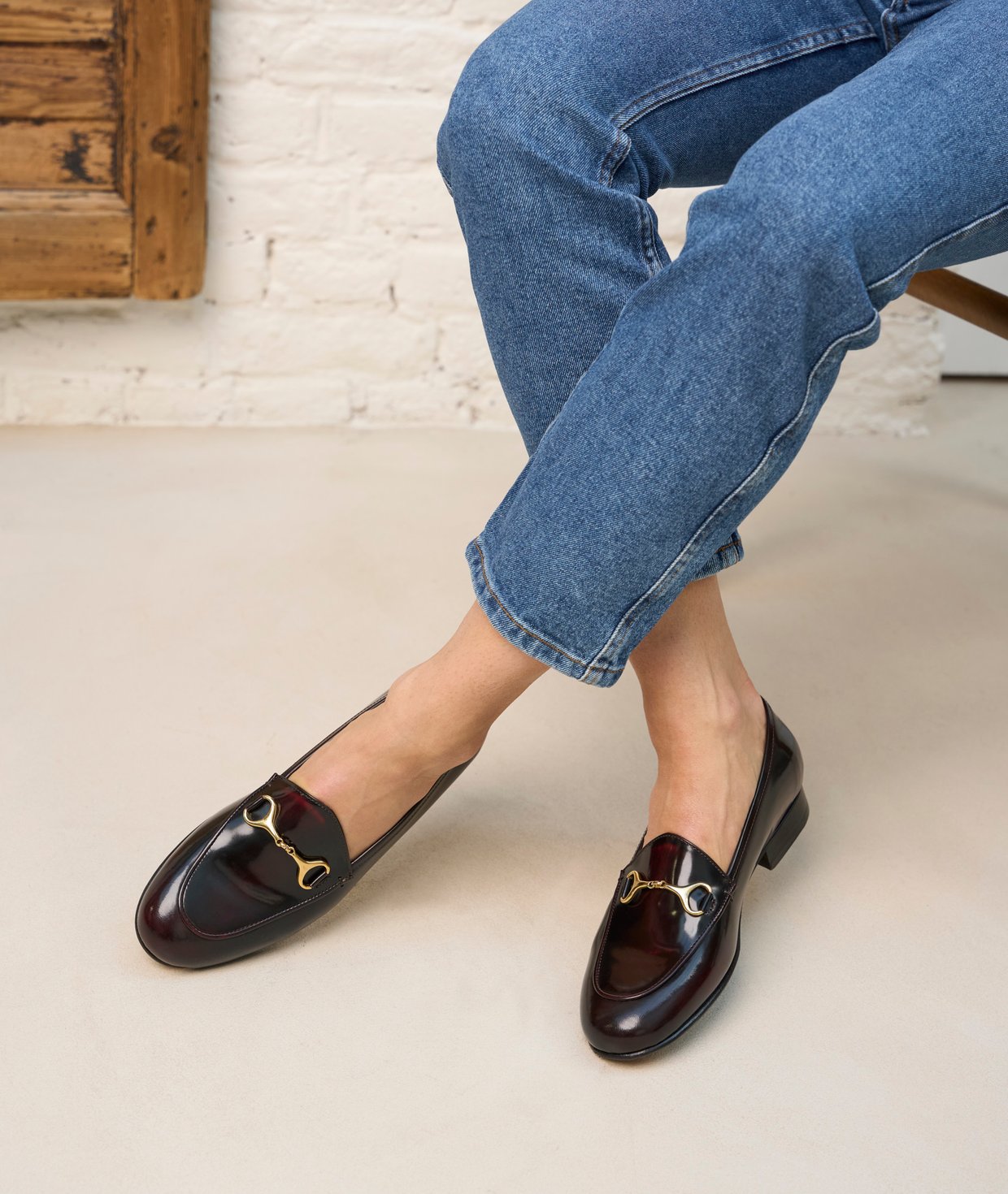Mocassins Plats Femme En Cuir Synthétique - Taille 37 à 42 - Confortables, Souples Et Antidérapants - Pour Loisirs Et Détente
