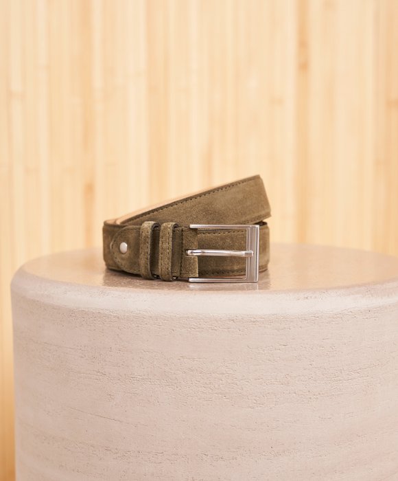 Ceinture daim olive