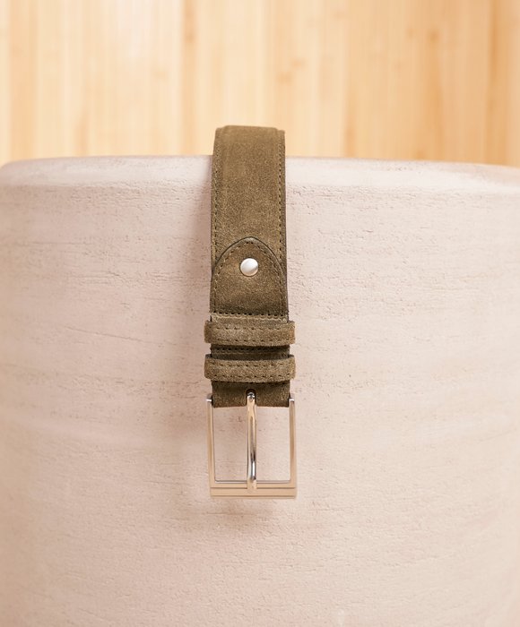 Ceinture daim olive