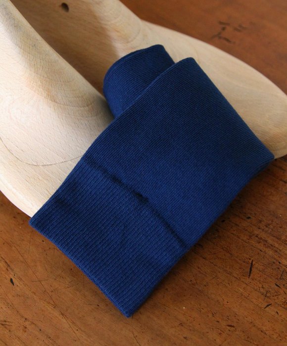 Chaussette bleu cobalt