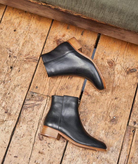 boots en cuir femme paire et fils