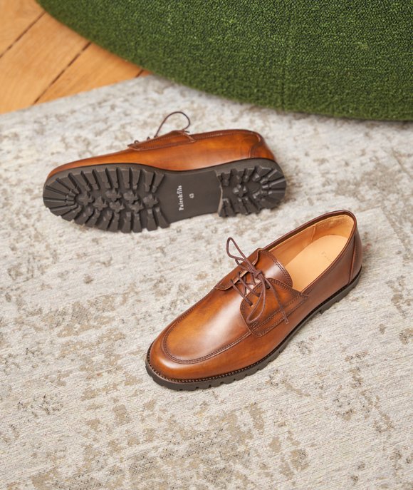 mocassins lacets homme