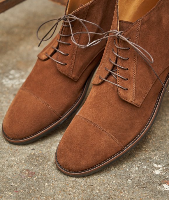 brogue desert boots