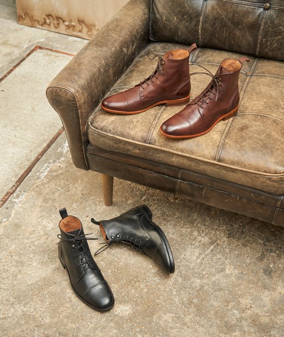 rangers homme cuir et daim