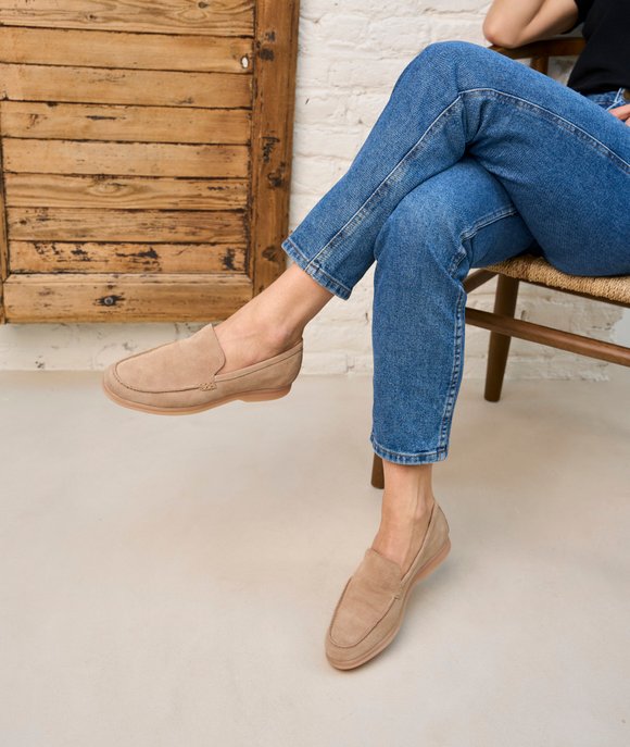 mocassins cuir femme