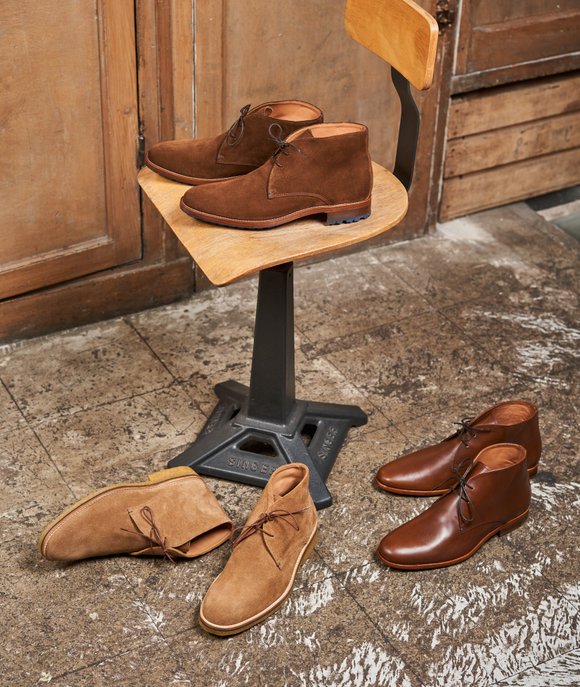 DEsert boots en daim pour homme