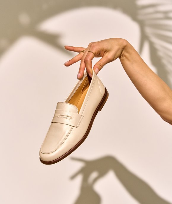 mocassins cuir femme