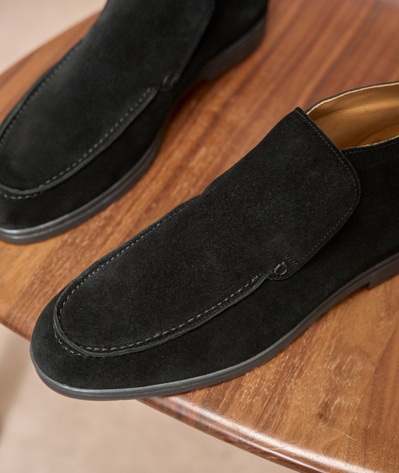 desert boot homme daim noir