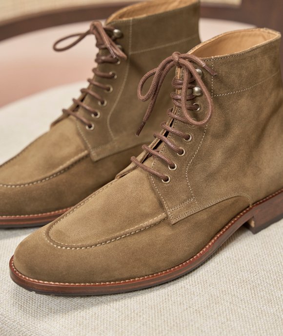 combat boots daim homme