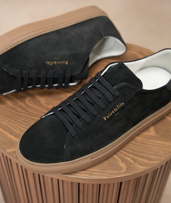 basket daim noir