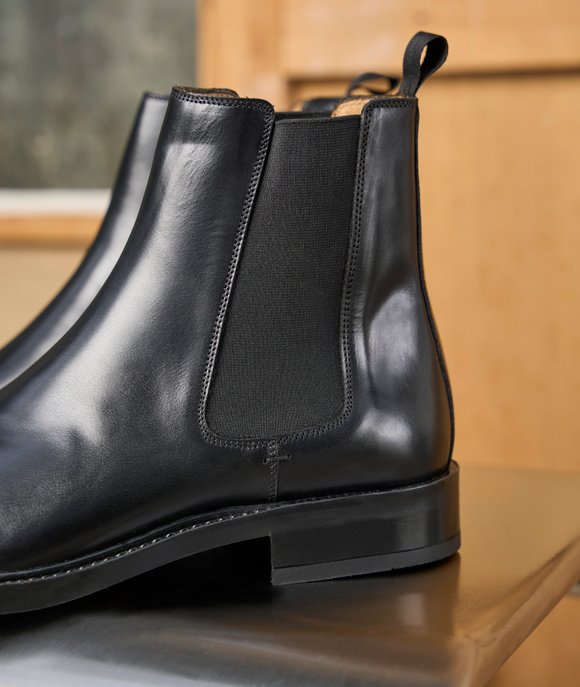 chelsea boots homme cuir noir