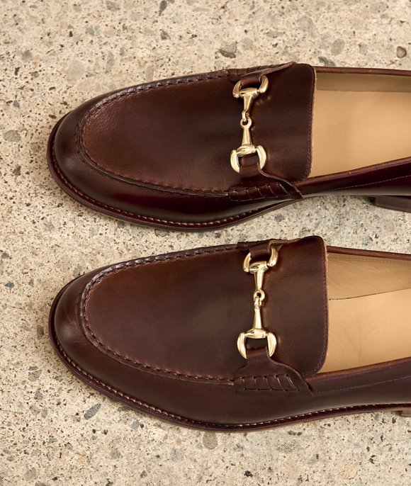 mocassin homme cuir marron