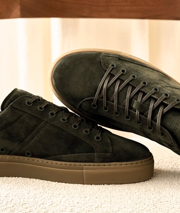 sneakers daim kaki