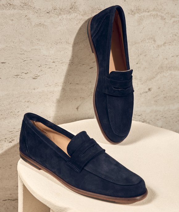 mocassins daim femme