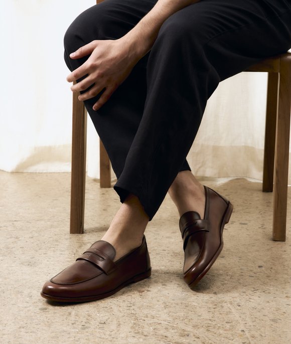 chaussure mariage homme cuir patiné