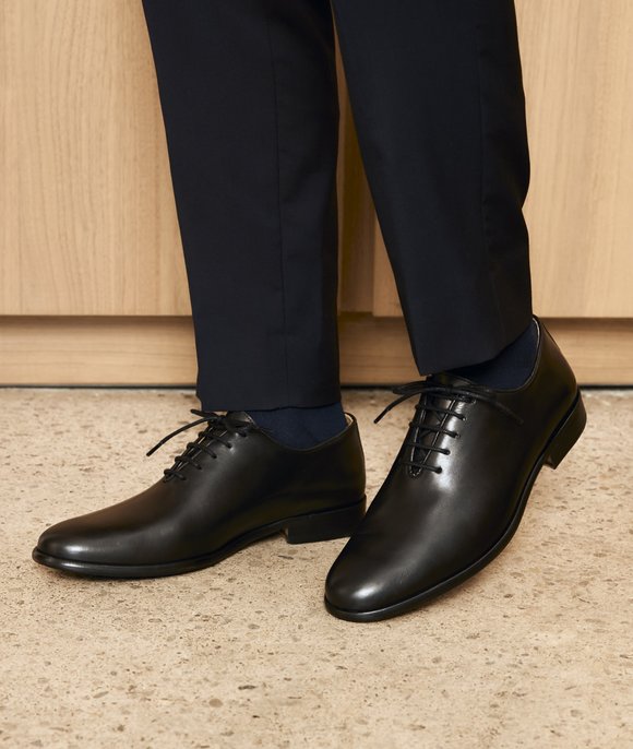 Richelieu cuir noir
